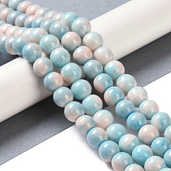 Brins de perles de verre de peinture de cuisson&nbsp;GLAA-H031-01C-10