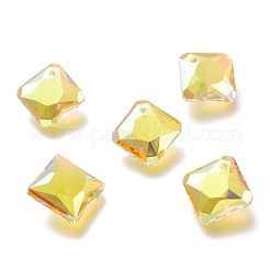 Pendenti del rhinestone di vetro&nbsp;RGLA-A024-I01-M1