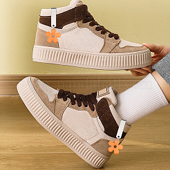 12 шт. 6-х цветные акриловые подвески для обуви&nbsp;HJEW-CA00022