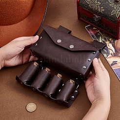 Rechteckige Retro-Gürteltasche aus PU-Leder mit Zaubertränken&nbsp;AJEW-WH0816-405