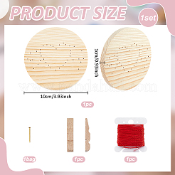 1 Beutel DIY-Fadenkunst-Sets&nbsp;DJEW-WR0001-22B