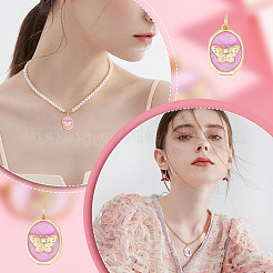 6 шт. Латунные подвески с микропаве&nbsp;KK-BBC0003-17