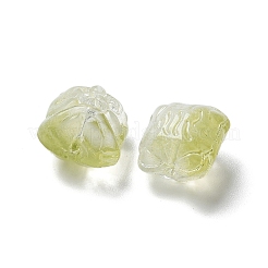 Выпечка расписные прозрачные стеклянные бусины&nbsp;X1-GLAA-C035-01N