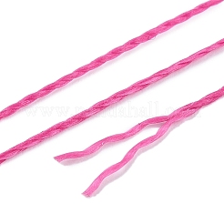 Круглые шнуры из вощеной хлопчатобумажной нити&nbsp;YC-T004-01A-25