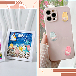 Кабошоны из непрозрачной смолы&nbsp;FIND-SC0020-82