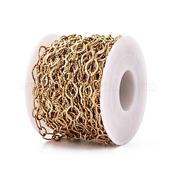 Catene a maglie a occhio di gatto testurizzate in acciaio inossidabile 304&nbsp;CHS-Q009-05G-02