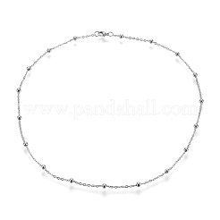 Не тускнеющие ожерелья из нержавеющей стали марки 304&nbsp;LS-NJEW-M183-05P