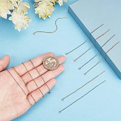 20 пара 2-х цветных сережек из нержавеющей стали 304&nbsp;STAS-SC0004-17