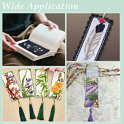 Marcapáginas de algodón para hacer punto de cruz&nbsp;DIY-WH0759-26B