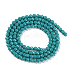 Filo di perline turchesi sintetici&nbsp;G-U004-02G