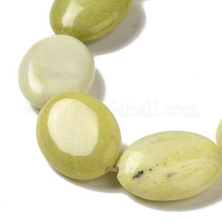 Fili di perle giada limone naturale&nbsp;G-B078-G04-02