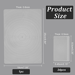 Ahademaker 25 шт. 2 стильные пластиковые портативные увеличительные линзы&nbsp;TOOL-GA0001-65