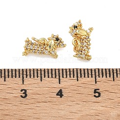 Латунные микро проложить кубического циркония подвески&nbsp;KK-A291-24A-G