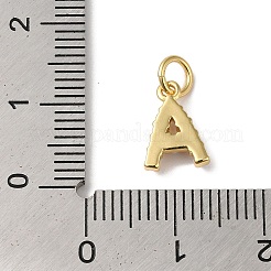 26 шт. подвески из латуни с буквами a~z&nbsp;KK-B092-30-G