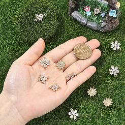 4 шт. 4 стиля подвесок-коннекторов из стекла K9 и кубического циркония&nbsp;FIND-YW0011-98