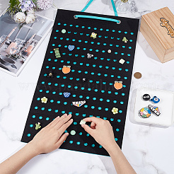 Войлочный подвесной органайзер для волос с когтями для женщин и девочек&nbsp;LS-AJEW-WH0347-71