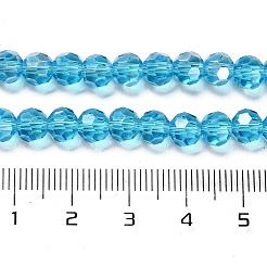 Прозрачные стеклянные бусины&nbsp;LS-EGLA-A035-T6mm-B08