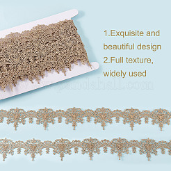 Rubans de garniture en dentelle florale&nbsp;SRIB-HY0001-07B