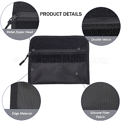 Жидкие силиконовые тканевые пакеты для хранения документов&nbsp;AJEW-WH20033-070A