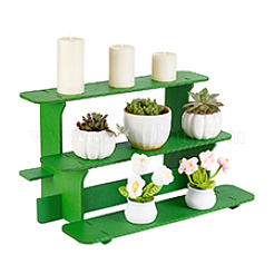 3-stufiger Würfel-Organizer aus Holz&nbsp;ODIS-WH0086-147