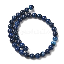 Натуральные полосатые агатовые бусы&nbsp;LS-G-I392-A01-10mm