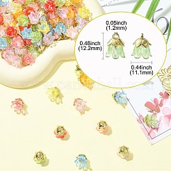 90шт 9 цвета акриловые подвески&nbsp;OACR-CJ0002-58