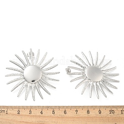 Серьги-гвоздики в форме цветка из нержавеющей стали 304 для женщин&nbsp;EJEW-M089-09P