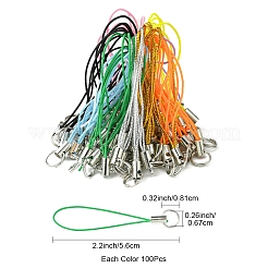 100 Stück Handyriemen aus Polyesterschnur&nbsp;MOBA-FS0001-02H