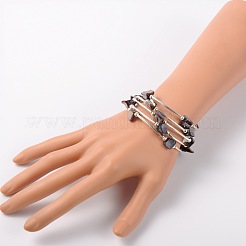 Muschelperlen Wickelarmbänder&nbsp;BJEW-JB01608-05