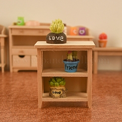 Miniatur-Präsentationsständer aus Holz mit 3 Ebene&nbsp;MIMO-PW0001-066