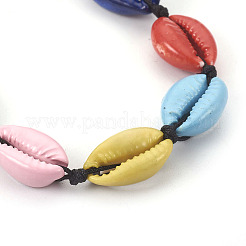 Bracelets tressés avec cordon de nylon réglable&nbsp;X-BJEW-JB04073
