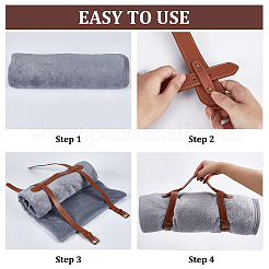 Correa de estera de yoga de cuero pu&nbsp;FIND-WH0418-28