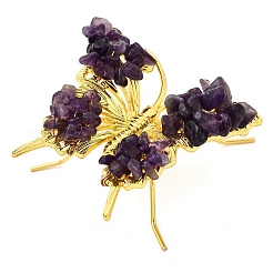 Необработанные натуральные аметистовые чипсы&nbsp;PW-WG29201-07