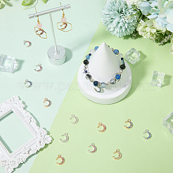 36шт 6 цвета подвески из сплава со стразами&nbsp;FIND-SC0014-74