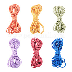Cordones elásticos de poliéster de 30 m y 6 colores&nbsp;EC-TA0001-07B