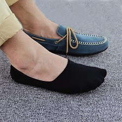 Rutschfeste Bootssocken aus Polycotton&nbsp;AJEW-WH20054-023B