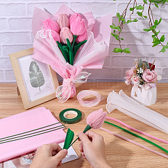 DIY Chenille-Stiel-Lametta-Girlanden-Bastelsets&nbsp;DIY-SC0033-14A