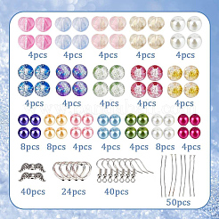 Kit fai da te per realizzare orecchini pendenti a forma di fata&nbsp;DIY-SC0021-75
