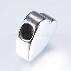 Европейские бусины из нержавеющей стали 304&nbsp;STAS-I072-074P