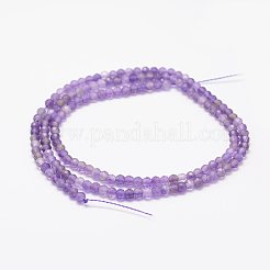 Chapelets de perles en améthyste naturelle&nbsp;LS-G-F460-50