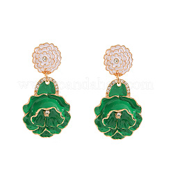 Boucles d'oreilles pendantes en alliage d'émail&nbsp;WG6042F-03