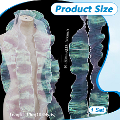 Лента из полиэстера со складками длиной 10 м.&nbsp;OCOR-GA0002-48B