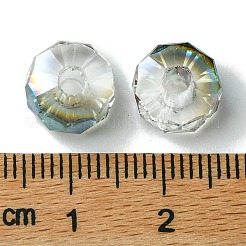 Прозрачный Electroplate стеклянные бусины&nbsp;GLAA-K064-10A-HP01