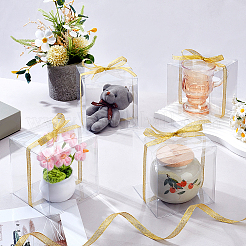 50 шт. складные прозрачные пластиковые подарочные упаковочные коробки&nbsp;CON-PH0003-30