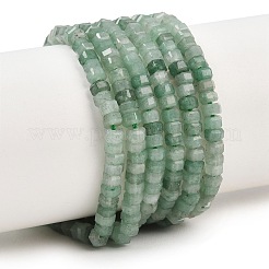 Естественный зеленый авантюрин бисер нитей&nbsp;G-G345-C28-2x4mm