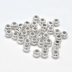 Taglio fantasia con perline rotonde in argento sterling&nbsp;STER-F012-03D