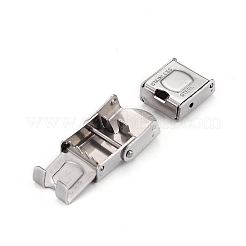 Не тускнеющая гладкая поверхность 201 застежки для часового браслета из нержавеющей стали&nbsp;LS-X-STAS-R063-61