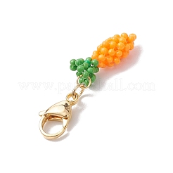 Decorazioni pendenti con perline di semi di vetro&nbsp;HJEW-MZ00141-01