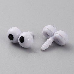 Occhi di bambola di plastica&nbsp;DIY-WH0028-41B