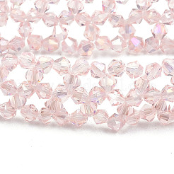 Pulsera elástica con cuentas de vidrio brillante&nbsp;BJEW-N018-03-08